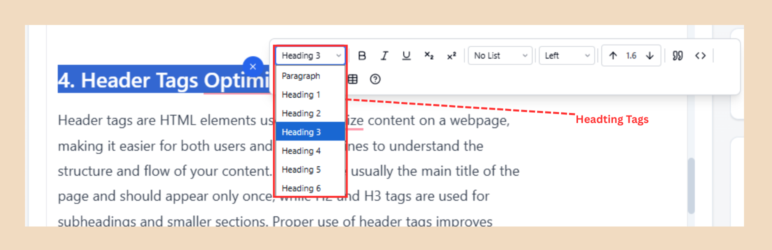 header-tags-optimization Header Tags optimization