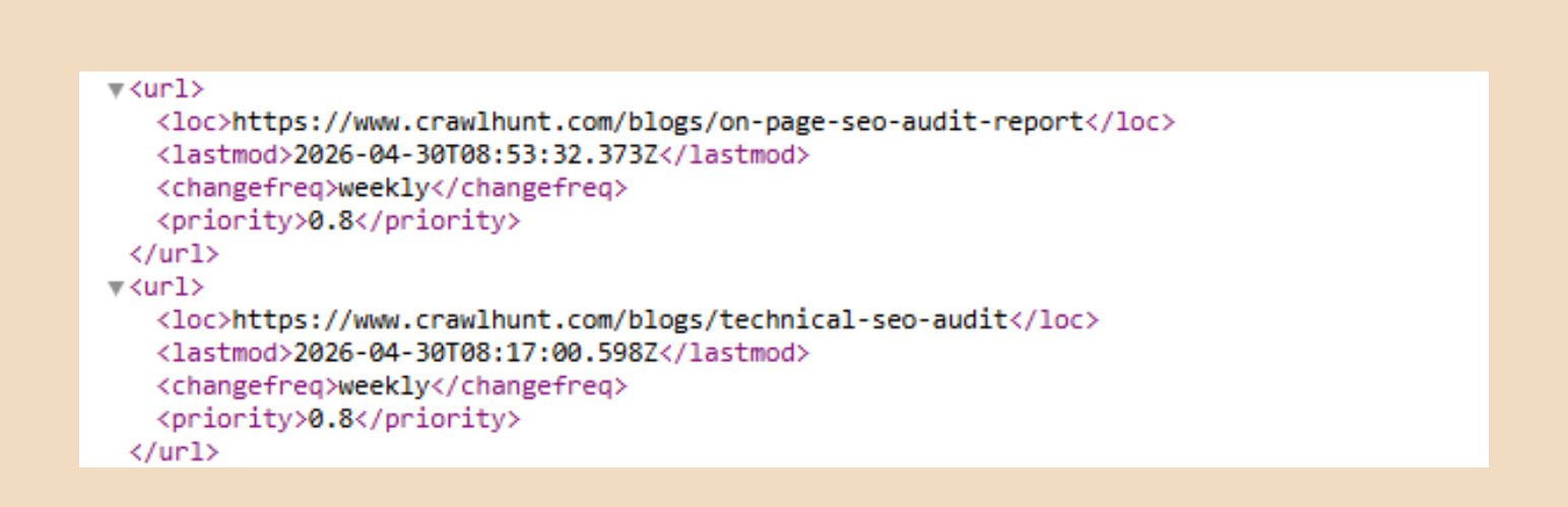 XML Sitemap