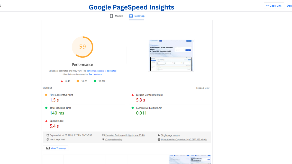 Analyse Your Website
