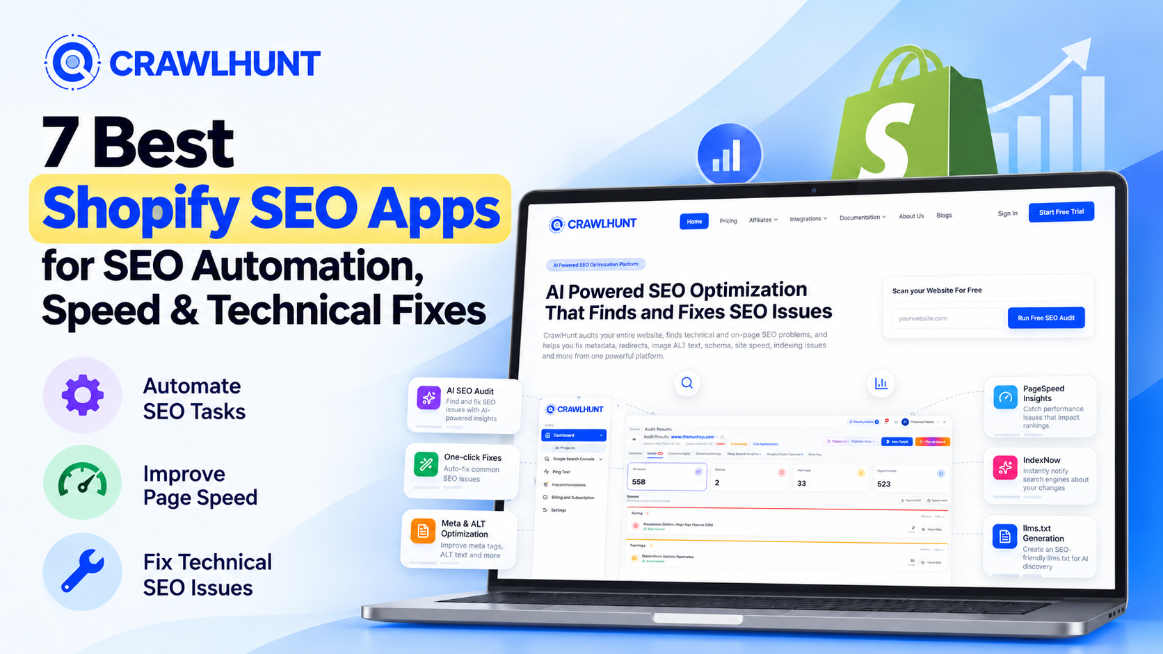 7 Best Shopify SEO Apps for SEO Automation, Speed & Technical Fixes