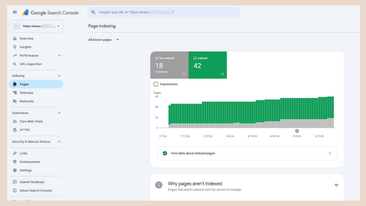 review-website-indexing Google Search Console and Indexing