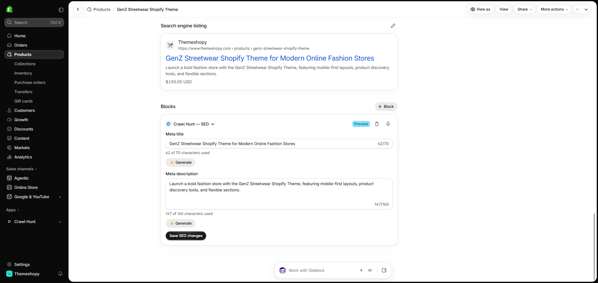 Meta Titles and Meta Descriptions