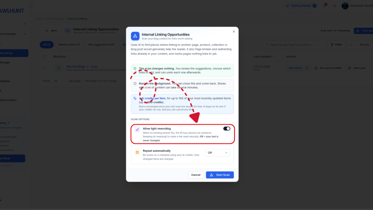 allow-light-rewording-setting Configure the Allow Light Rewording Setting