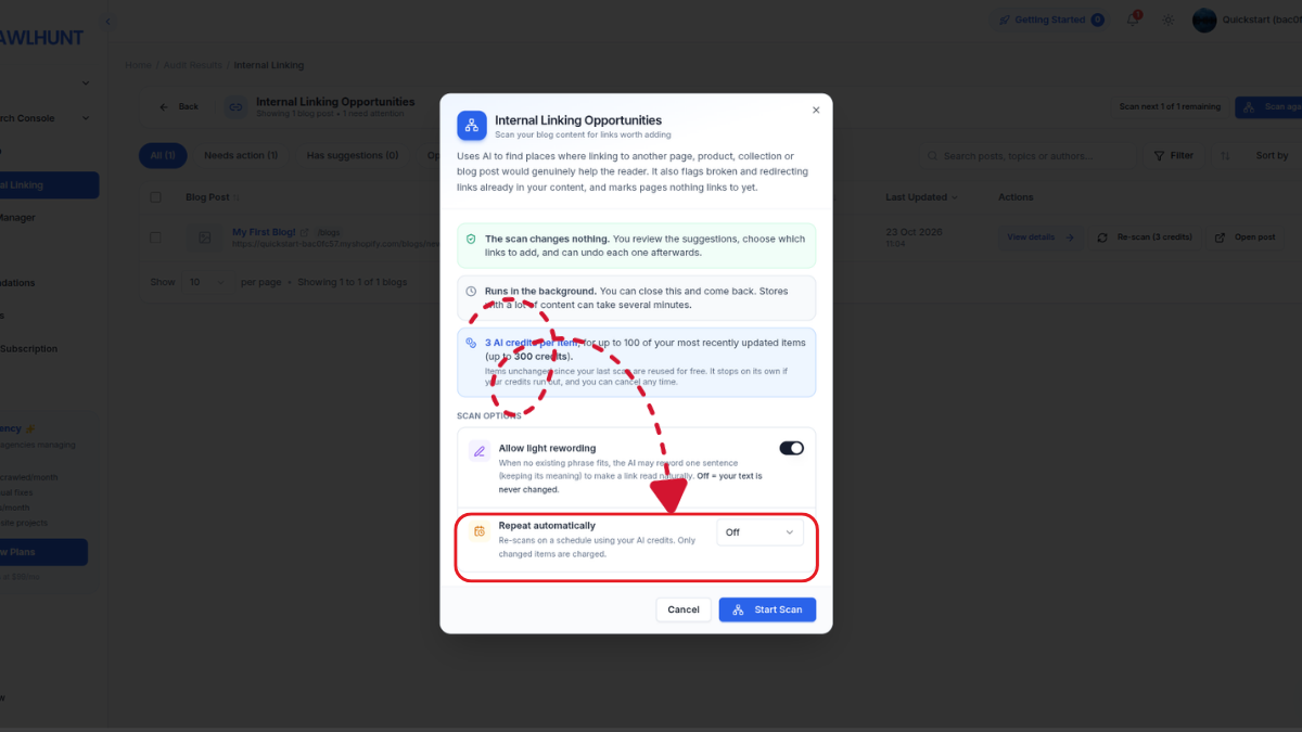 configure-scheduled-rescans Configure Scheduled Rescans